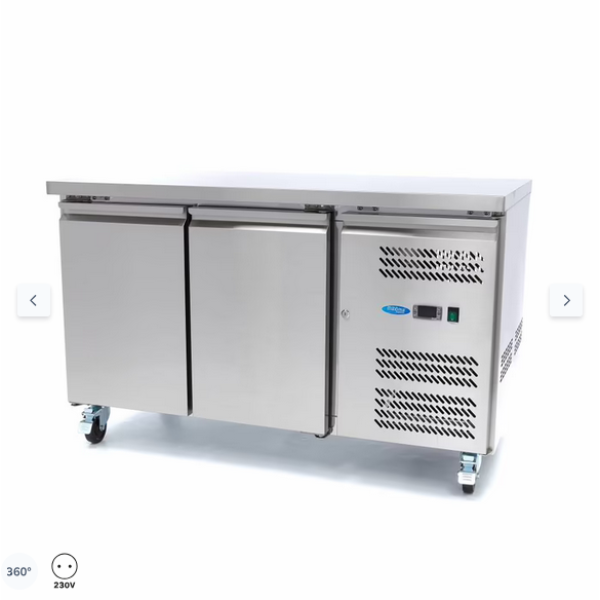  Ψυγείο πάγκου - 136cm - 2 πόρτες